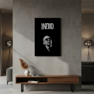 Cuadro Decorativo Musica - Indio Solari 05 - A3 30x40