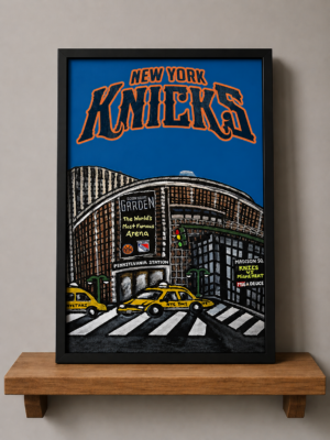 Cuadro Decorativo NBA - New York Knicks 02 - A3 30x40 Cm