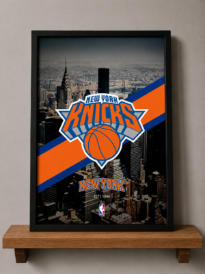 Cuadro Decorativo NBA - New York Knicks 05 - A3 30x40 Cm