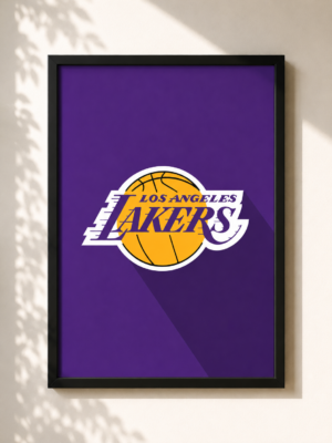 Cuadro Decorativo NBA - LA Lakers 01 - A3 30x40 Cm