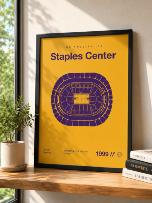 Cuadro Decorativo NBA - LA Lakers 05 - A3 30x40 Cm