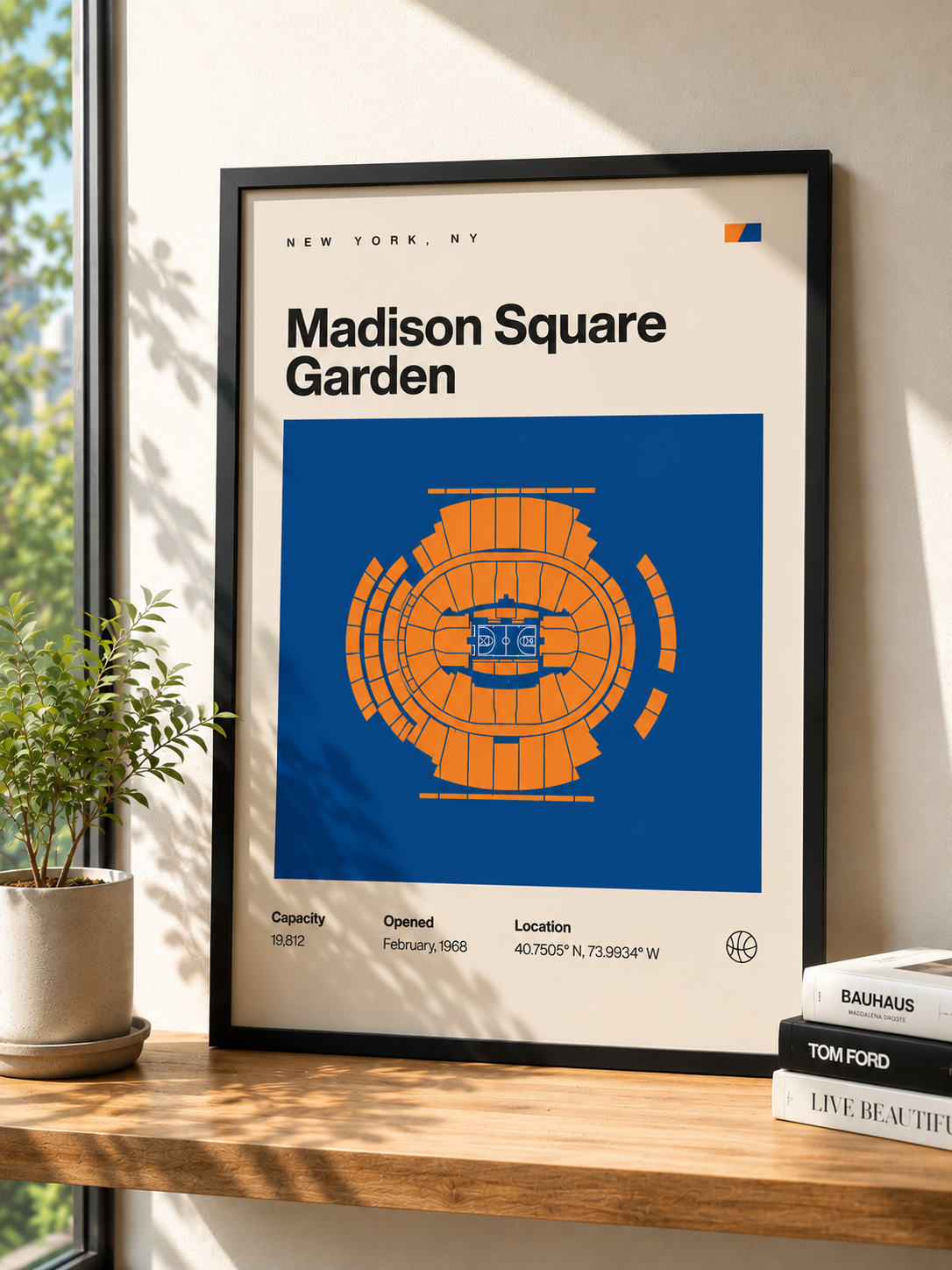 Cuadro Decorativo NBA - New York Knicks 04 - A3 30x40 Cm
