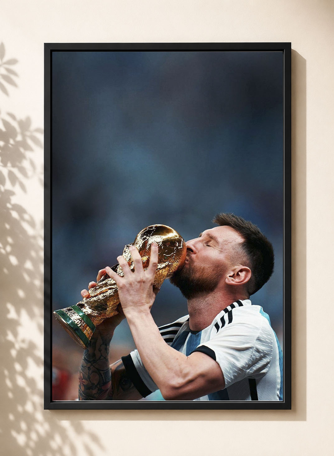 Cuadro Decorativo Lionel Messi 01 - Tamaño A3 30x40 Cm