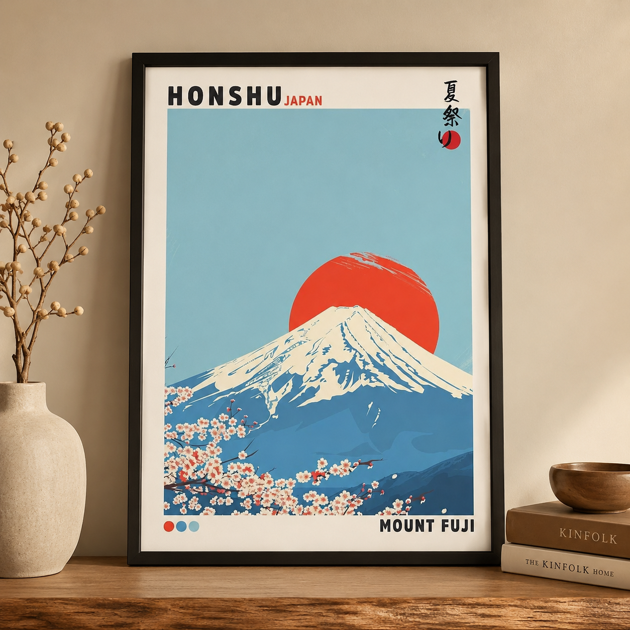 Cuadro Decorativo Arte oriental 03 - A3 30x40 cm