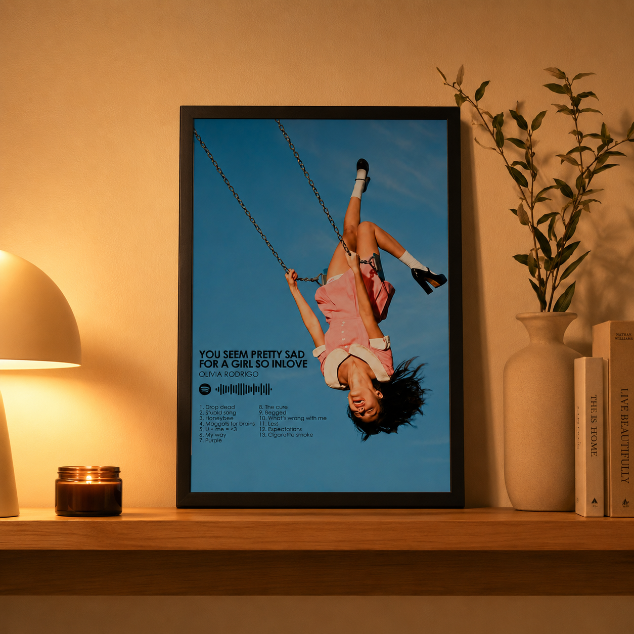 Cuadro Decorativo Olivia Rodrigo - You seem pretty sad 02 - A3 30x40