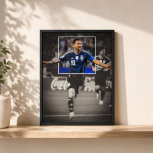 Cuadro Lionel Messi - Mundial 2026 02 - A3 30x40 Cm
