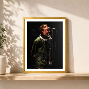 Cuadro Liam Gallagher - Serie Dorada - A3 30x40 cm