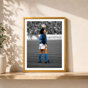 Cuadro Diego Maradona #04 - Serie Dorada - A3 30x40 cm