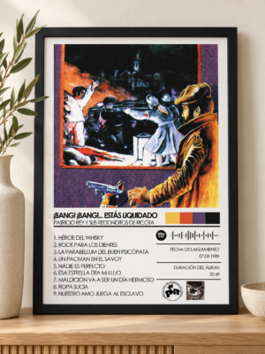 Cuadro Los Redondos - Bang bang! Estas liquidado