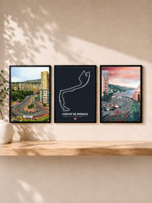 Set triptico F1 - Monaco