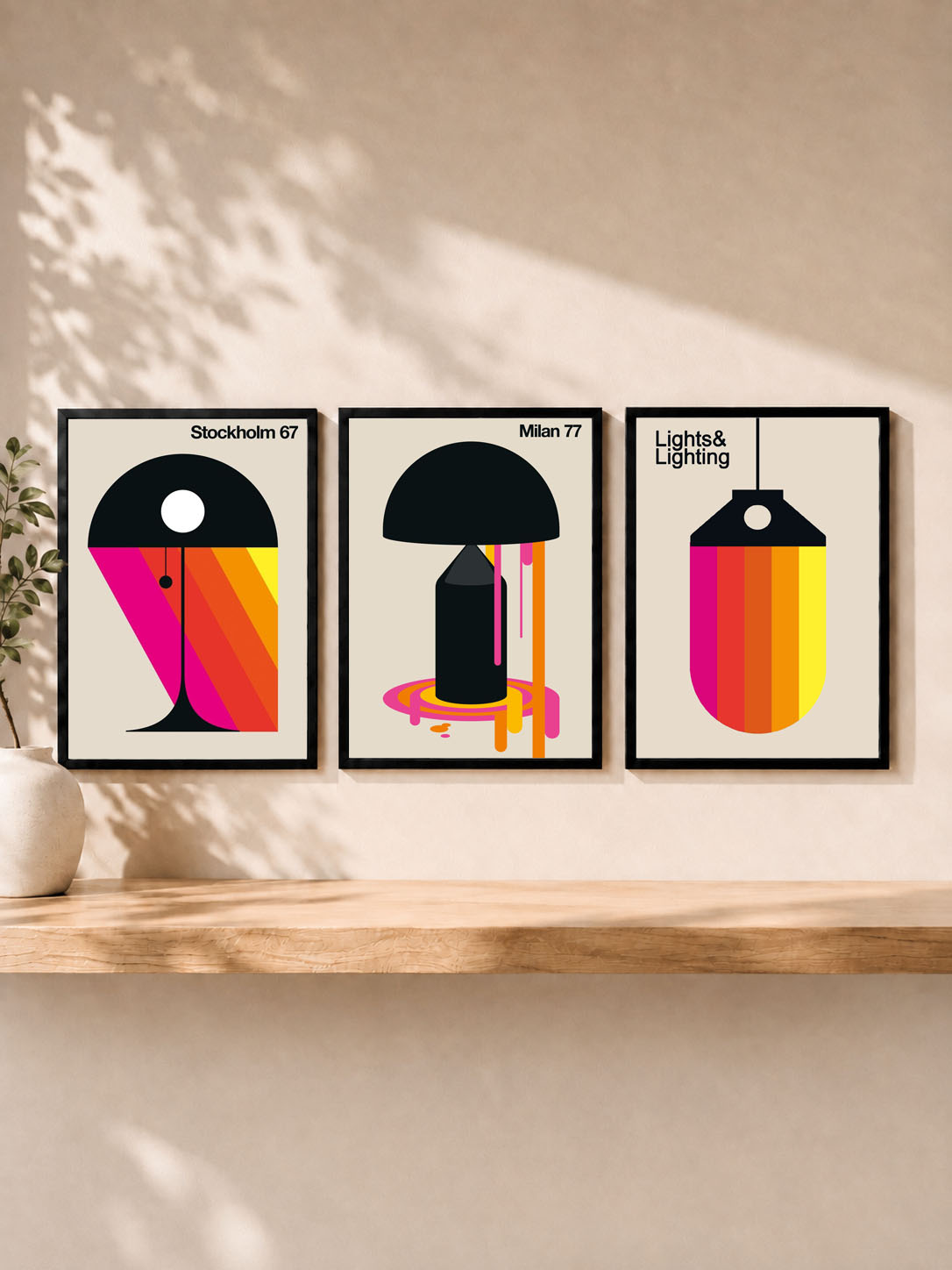 Set triptico minimalista 03