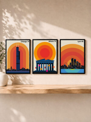 Set triptico minimalista 04