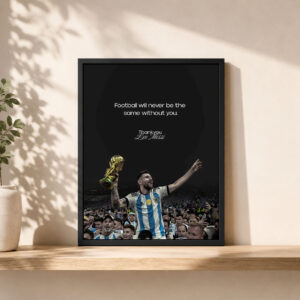 Cuadro Lionel Messi - Nada sera igual